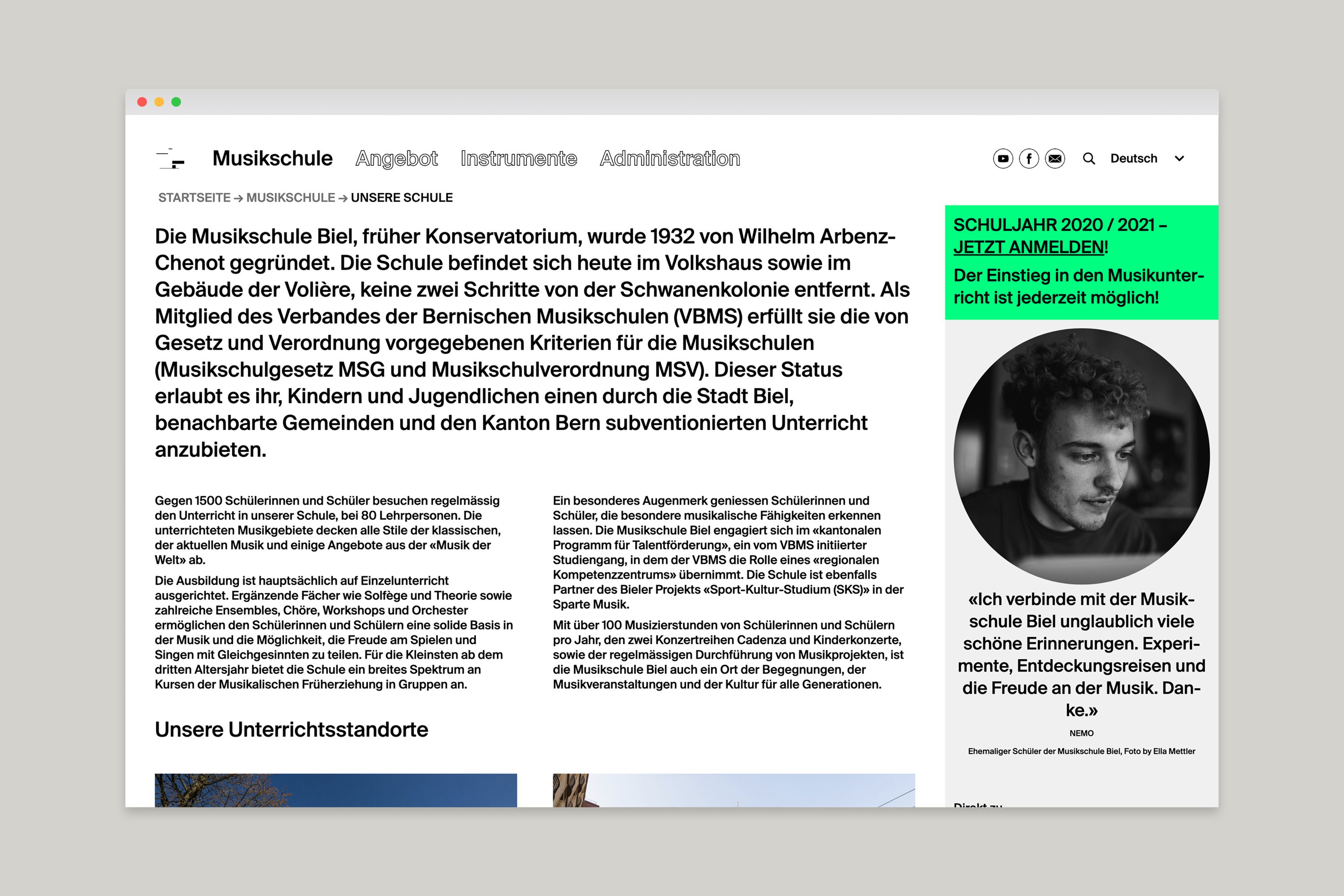 kong website musikschule biel/bienne 2020