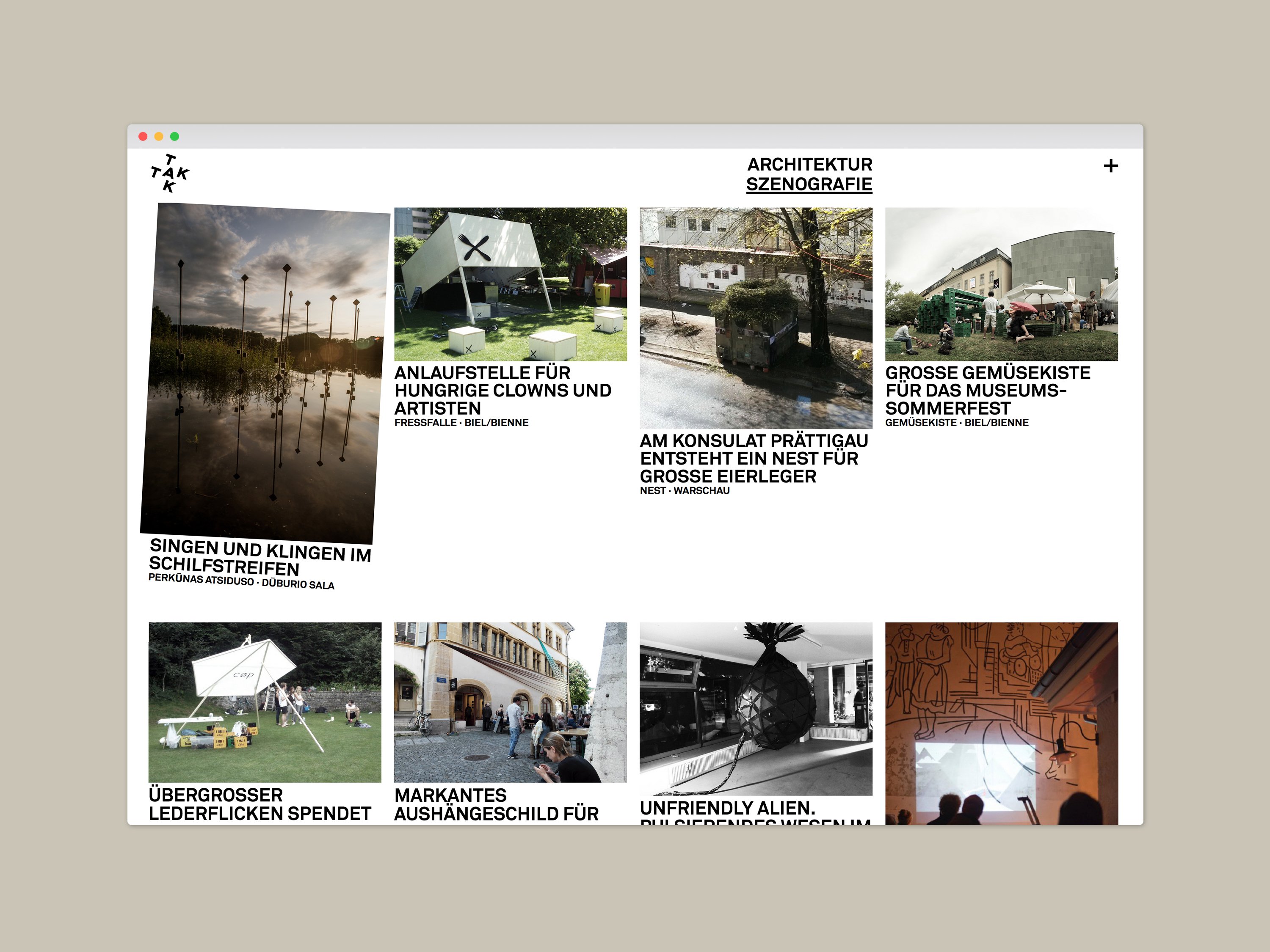 kong website taktak architektur szenografie 2020