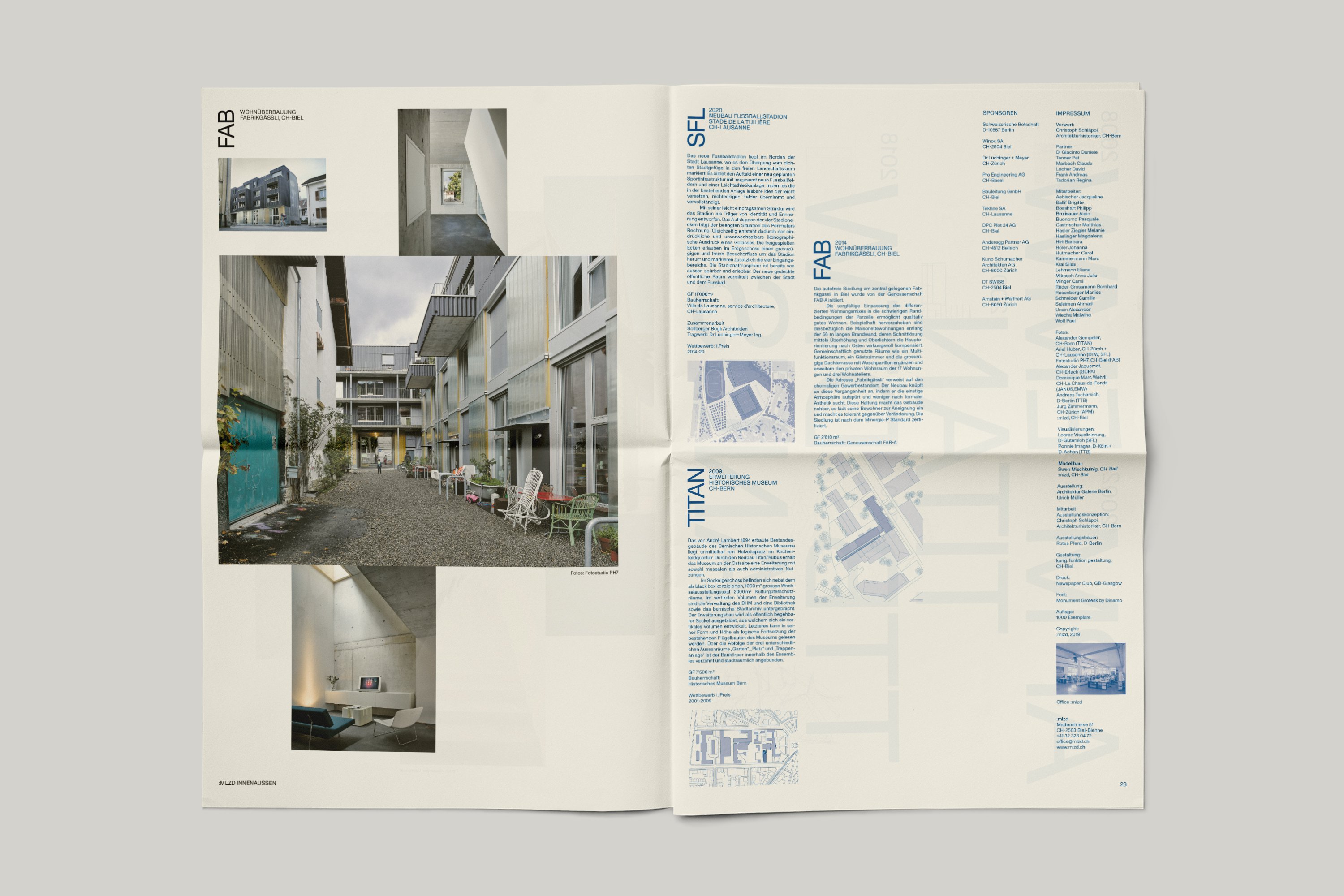 kong grafik mlzd architekten zeitung architekturgalerie berlin 2019