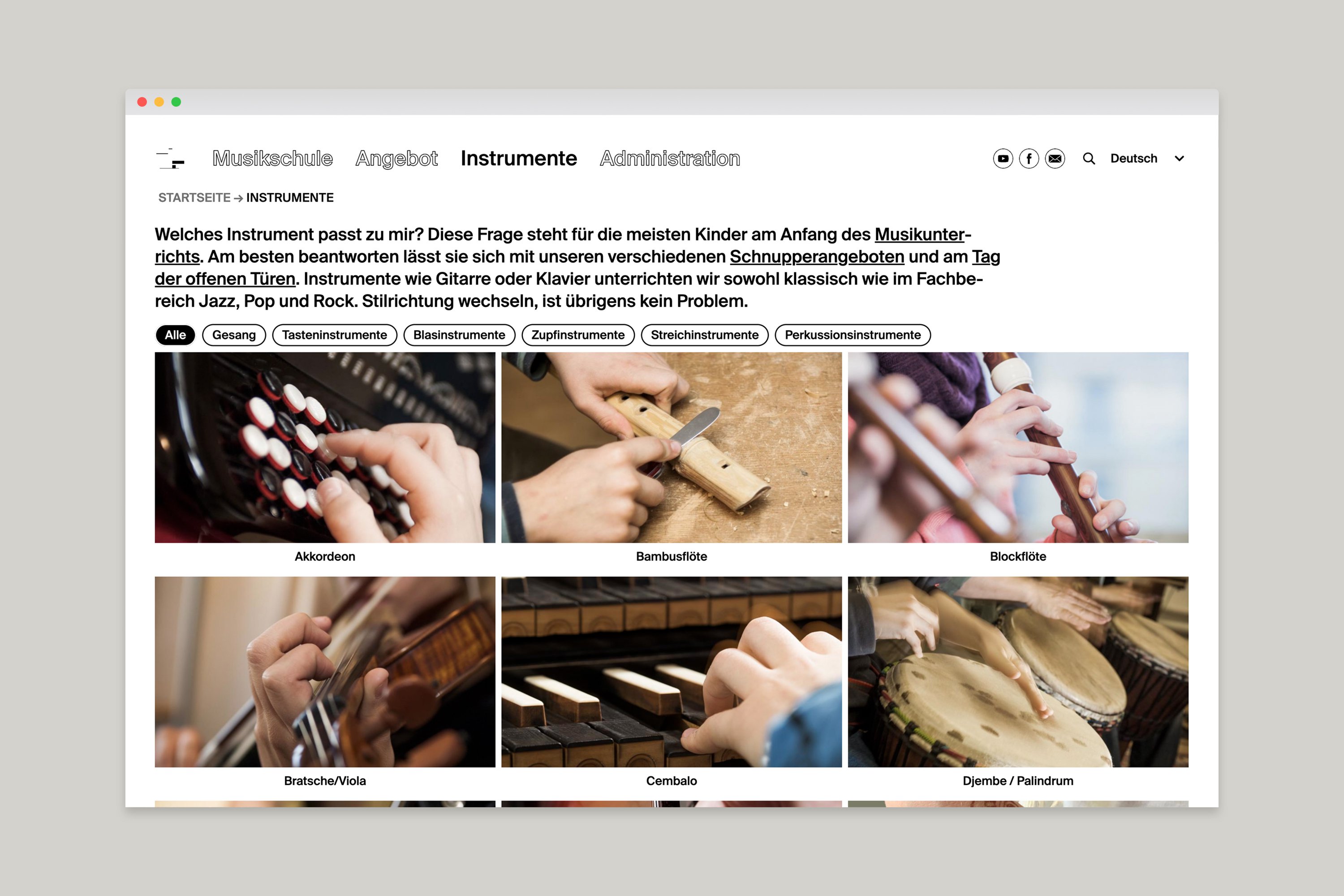 kong website musikschule biel/bienne 2020