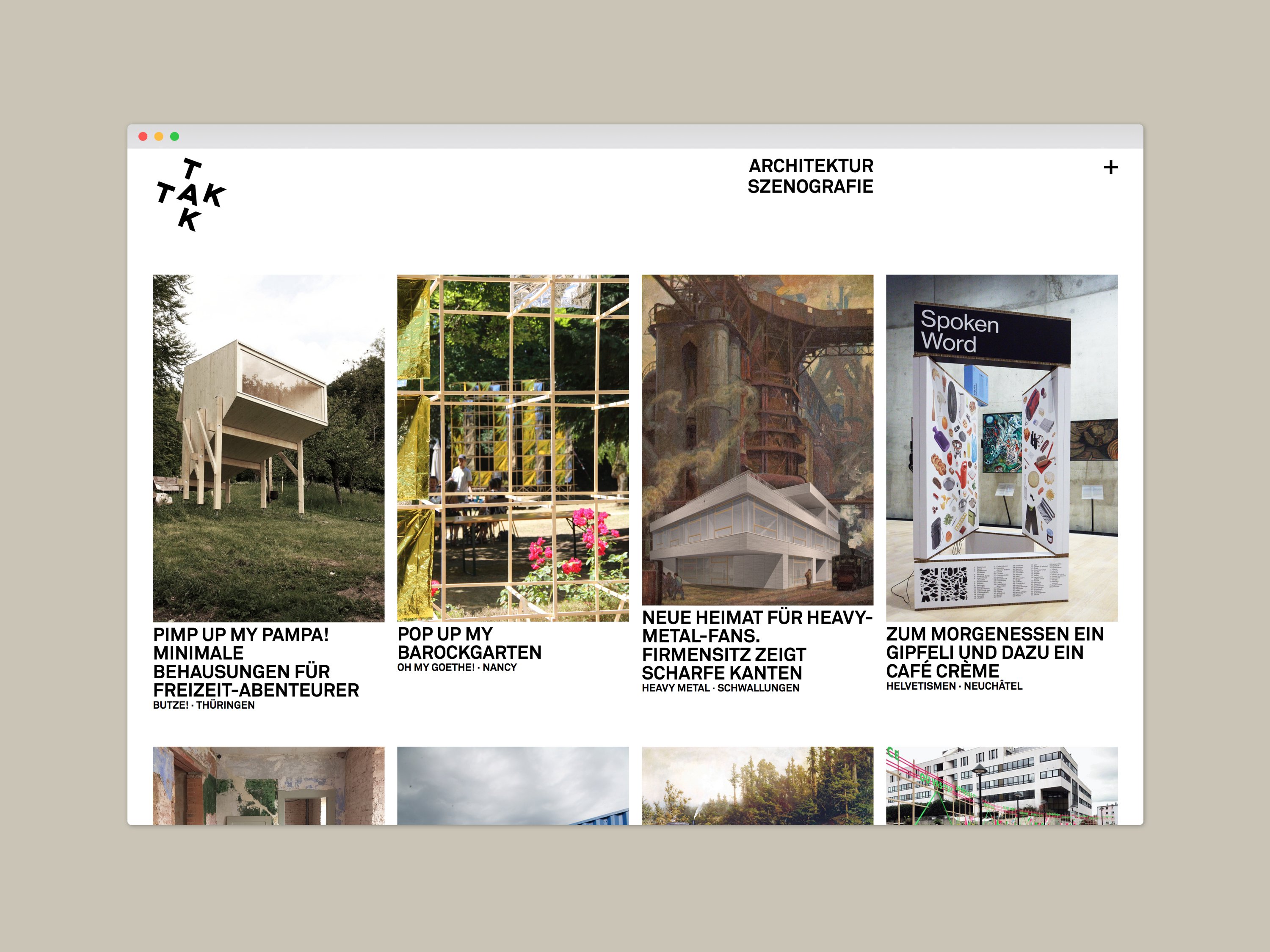 kong website taktak architektur szenografie 2020