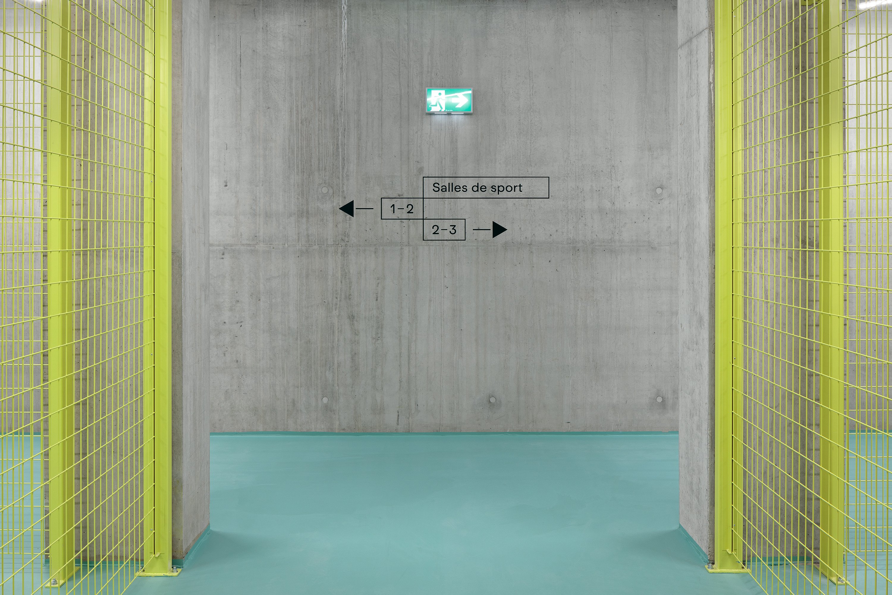 kong signaletik wayfinding college courbet la tour-de-peilz 2022