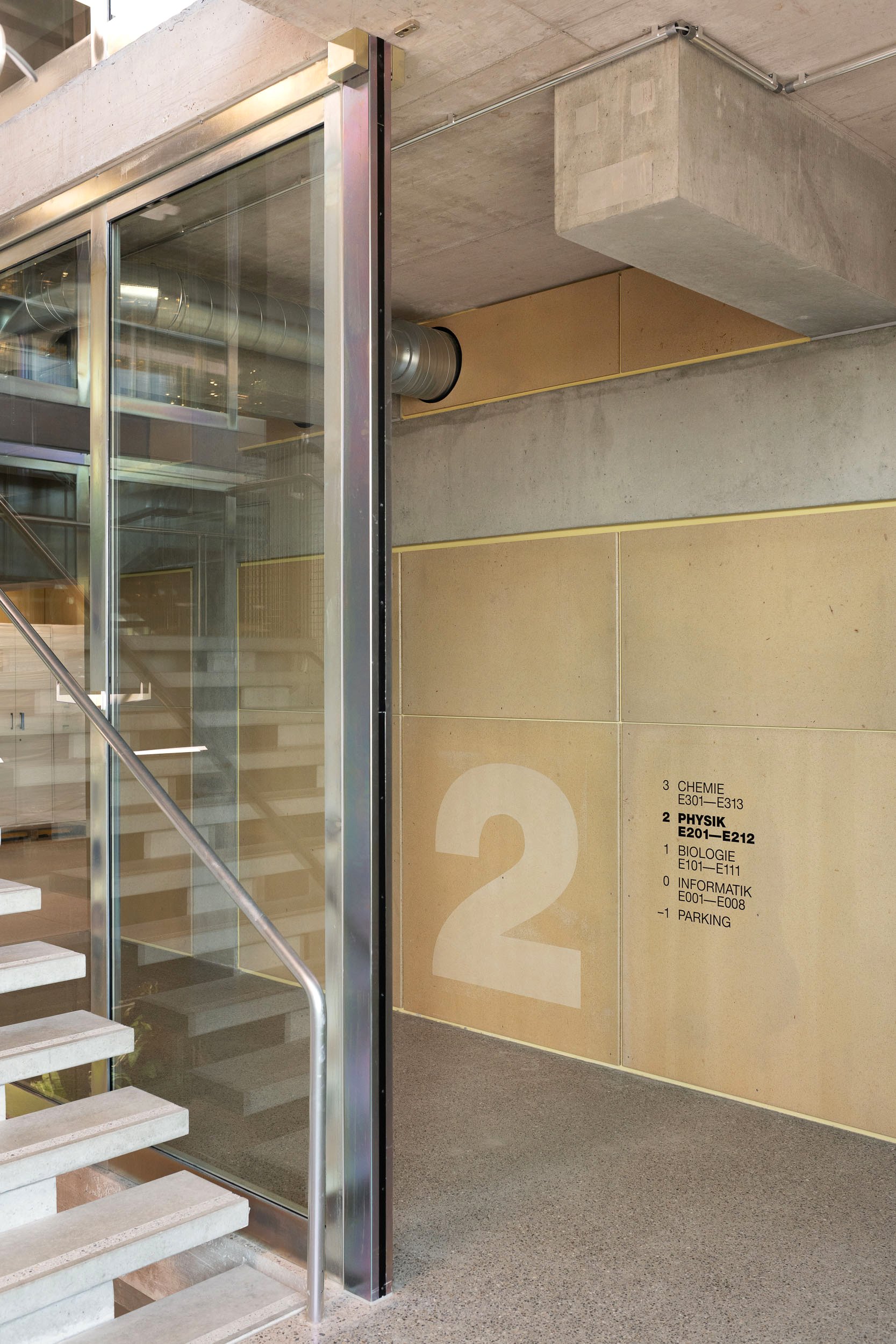 kong signaletik wayfinding kantonsschule limmattal zürich 2025